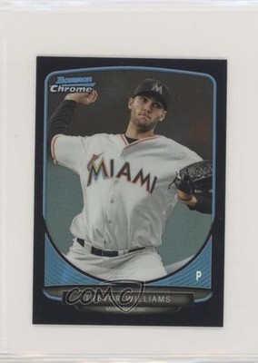 2013 Bowman Chrome Minis Black Refractor 14/25 Trevor Williams #211 3y0