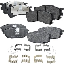 Front and Rear NAO Brake Pad Set For 2001-2003 Mazda Prot?g? w/ Rear Disc Brake