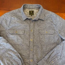 F/X Fusion Quilted Button Down Shirt Jacket Men's XXL