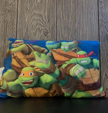 Nickelodeon 2016 Viacom Teenage Mutant Ninja Turtles Pillow 11in x 17in