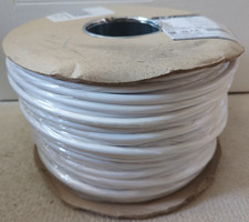 Pamukkale Kablo 3182B 2 x 1.5mm Flex Cable White 100m Reel - New 0.44 per metre