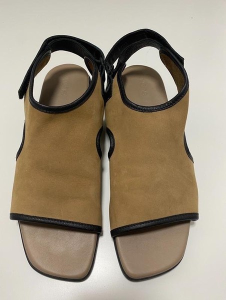 Women Arche Heels Beige Leather 40