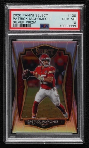 2020 Panini Select Premier Level Silver Prizm Patrick Mahomes II PSA 10 GEM MT