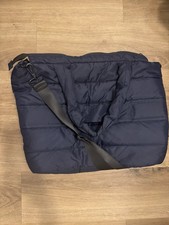 Bugatti Navy Quilted Puffer Messenger Bag, Zi...