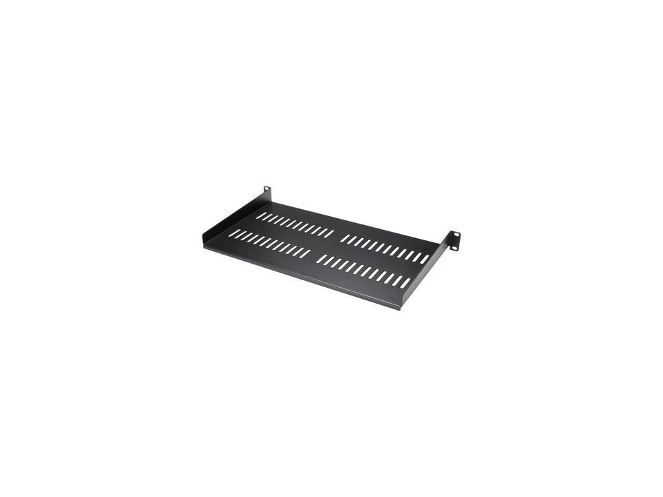 StarTech CABSHELFV1U 1U Rack Shelf - 10" Deep - Steel - Vented Rack Shelf - Rack - Image 2 of 4