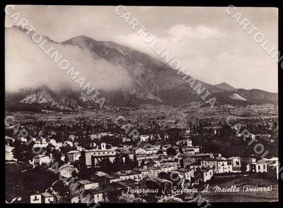 Pescara Sant'Eufemia a Maiella Panorama FG Photo Postcard GM1499