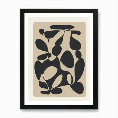 Abstrakter Schatten 1 Kunstdruck gerahmt Wandbild Poster Leinwanddruck Bild