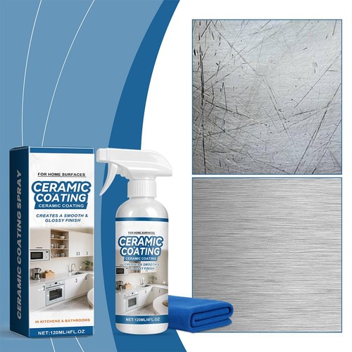 Ceramic Coating Spray Set Renewal Agent Coating Protector Anti-aging Fade 120ml - Picture 2 of 12