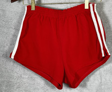 Vintage Betlin Athletic Runner Track Shorts Sz Medium USA 2.25" Inseam 80's