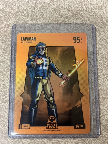 2025 Bo Jackson Battle Arena Update 1st Edition Lawman Fire #OBF-92