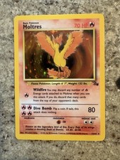 Moltres 12/62 Fossil Holo Unlimited NM/LP on eBay