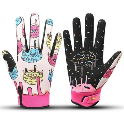 VILICO A0145 Donuts Cycling Gloves Full Finger  Slip Sports Gloves - Adult XL
