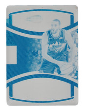 2019 Panini National Treasures #9 Rudy Gobert - Cyan Printing Plate 1/1