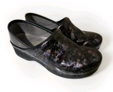 Dansko LT PRO Metallic Marble Patent Women's Nurse Clog - Size EU 41 Sz 10.5-11