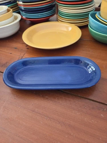FIESTAWARE HLC Utility Tray Cobalt Vintage Marked (OLDER)