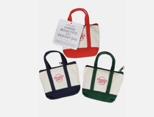 3 Trader Joe's Canvas Micro Tote with Grocery Bag 2025 (All Three Colors 3x)