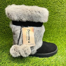 Bearpaw Tama II Womens Size 5 Black Gray Clas...