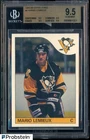1985-86 O-PEE-CHEE OPC Hockey #9 Mario Lemieux RC Rookie HOF BGS 9.5