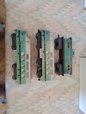 Marx Train - Teal 62 Diesel Locomotives Baltimore & Ohio A-A and Caboose