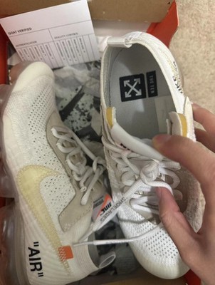 OFF WHITE VAPORMAX NIKE SIZE 7M AUTHENTIC Damaged Box 886691926948