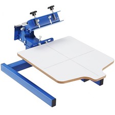 1 Color 1 Station 21.2x17.7in Double-Layer Pallet Screen Printing Machine