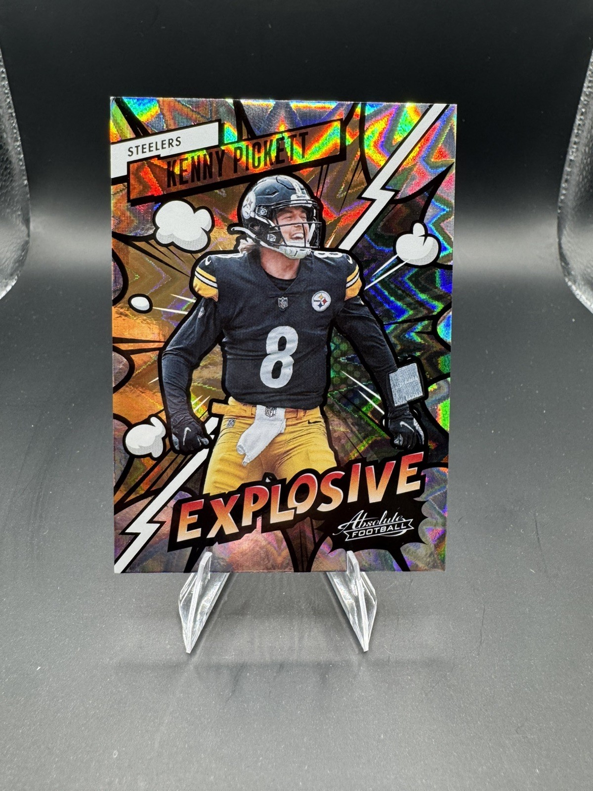 2023 Panini Absolute Explosive Case Hit SSP Kenny Pickett #16 Steelers