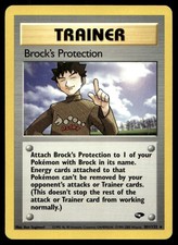 NM Brock's Protection [Gym Challenge 101/132] Unlimited Rare Pokemon TCG