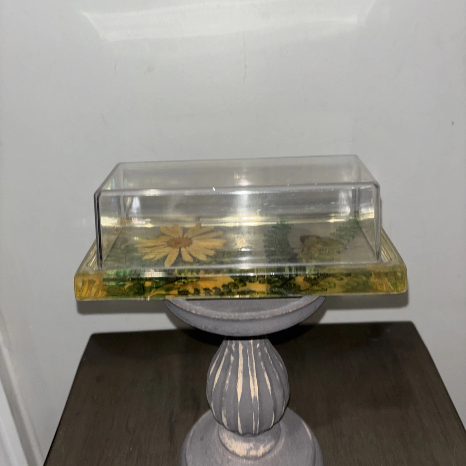 MCM Lucite Butter Dish