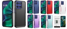 For Motorola Moto G Stylus 5G 2025 XT2517 Tough Case Cover Tempered Glass