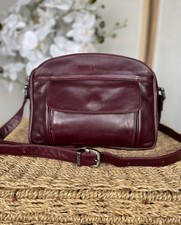 Enny vintage leather shoulder cross body bag made in Italy