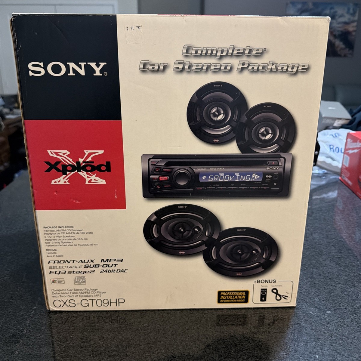 SONY Xplod CXS-GT09HP - 4 Speakers Only 6x9 And 6 1/2” NEW In Box