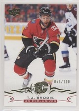 2018-19 Upper Deck UD Exclusives 55/100 TJ Brodie #30 8tn
