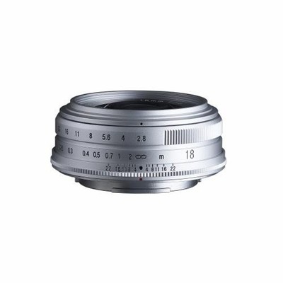 [Brand New] Voigtlander COLOR-SKOPAR 18mm F2.8 Aspherical Lens For Fuji-X Silver