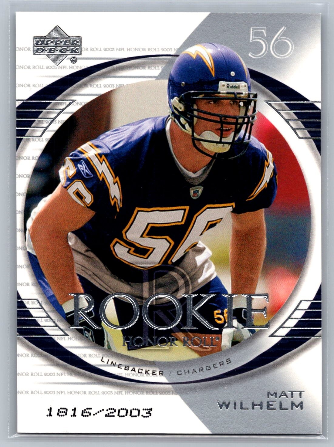 Matt Wilhelm Upper Deck Honor Roll #176 Base