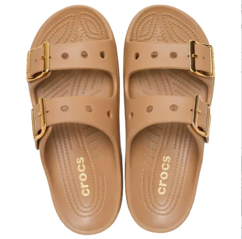 Crocs Women’s Metallic Buckle Saturday Sandal Überall Ausverkauft Größe 38/39 - Bild 1 von 3