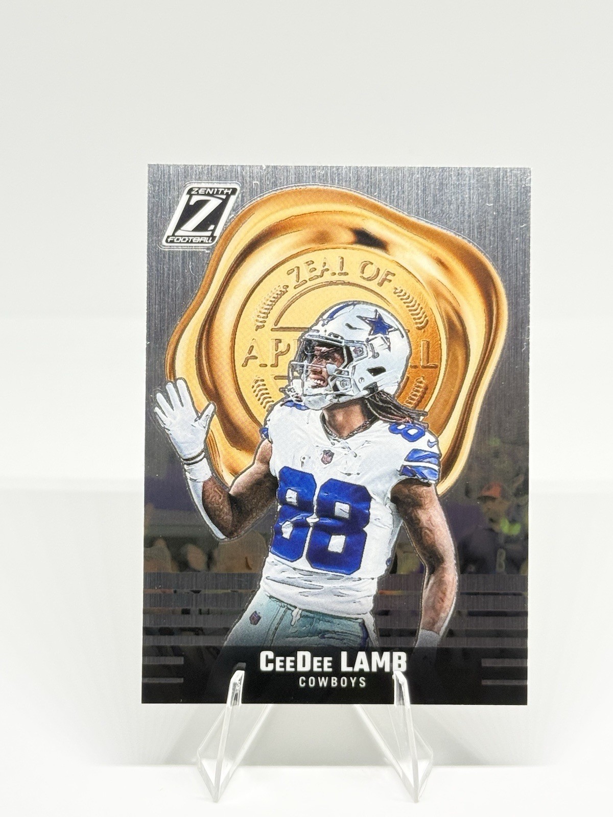 2023 Panini Zenith #17 CeeDee Lamb Zeal of Approval