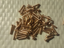  8-32 X 3/4" ROUND HEAD SLOTTED MACHINE SCREWS BRASS SELECT QTY 