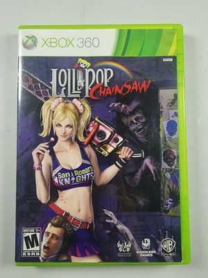 Lollipop Chainsaw Xbox 360 Complete w/ Manual Tested & Working