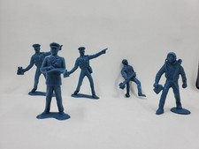LOT OF 5 VTG TIMMEE TOY AIR FORCE PILOTS GROUND CREW 1950'S FIGURES