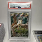 Meowth 106/094 Illustration Rare 2025 Pokemon Phantasmal Flames PSA 9 Gem Mint