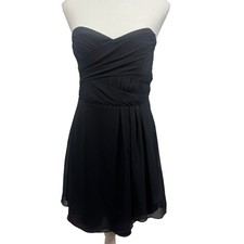 Express Dress Women 8 Black Strapless Cocktail Little Black Dress Party Y2K LBD