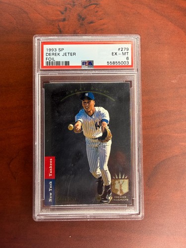 1993 SP FOIL #279 DEREK JETER ROOKIE RC PSA 6