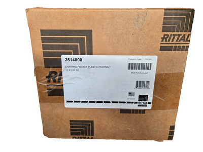 RITTAL 2514000 Drawing Pocket Plastic Portrait 10 x 9 x .69 NEW