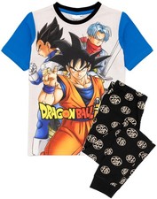Dragon Ball Z Grey Goku Short Sleeve Long Leg Pyjama Set Boys