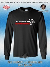 Mopar 6.2l Supercharged Crate Hemi Engine Mens Long Sleeve T-shirt American Tee