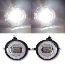 Mazda CX7 Front Fog Light Set LED White 07-09 Lamp Pair Left Right