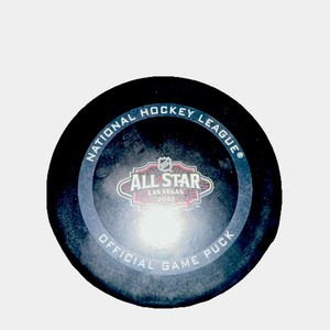 NHL Official Game Puck All-Star Las Vegas 2022 Ice Hockey Black