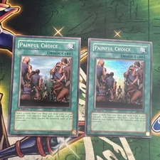 Yugioh! Painful Choice MRL-049 Super Rare 1st Edition x2 MP