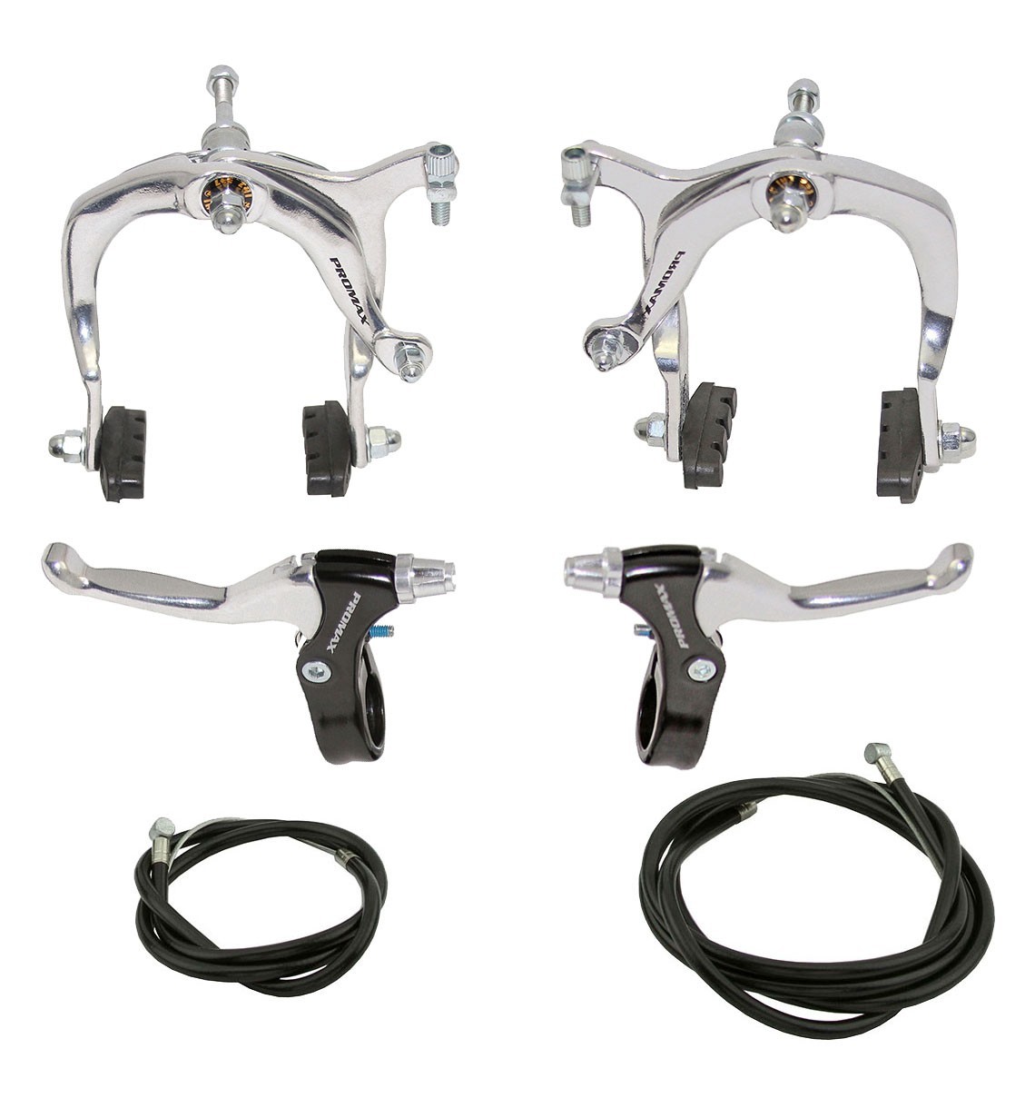 PROMAX Alloy Front OR Rear Brake Set Beach Cruiser Bike &ndash; Caliper, Lever & Cable