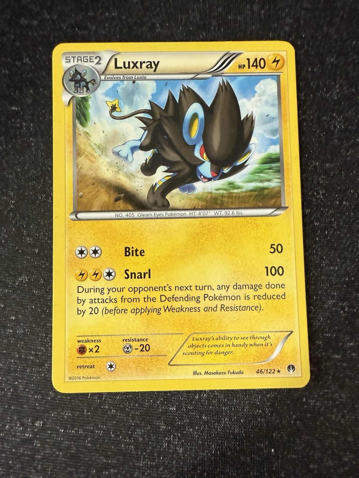 Luxray 46/122- BREAKpoint- Regular Rare- LP